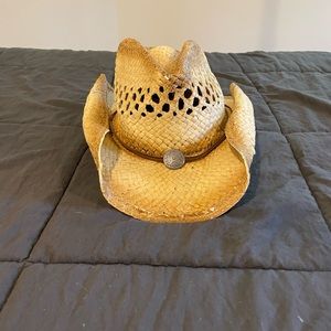 Straw cowboy hat